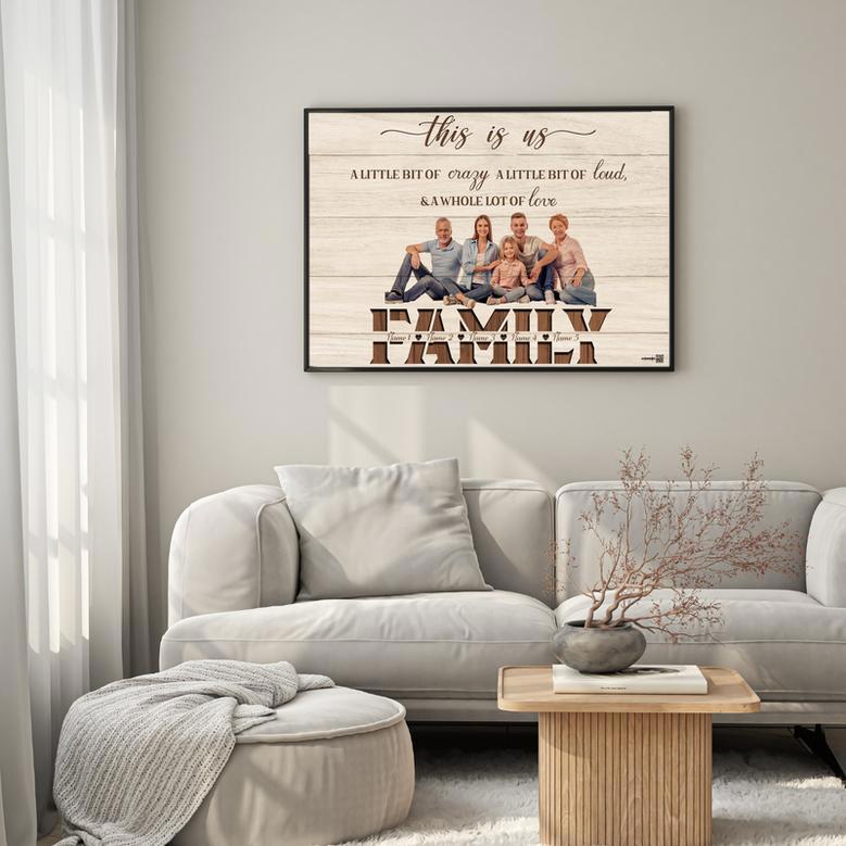 This Is Us Custom Family Photo | Family Wall Decor CA