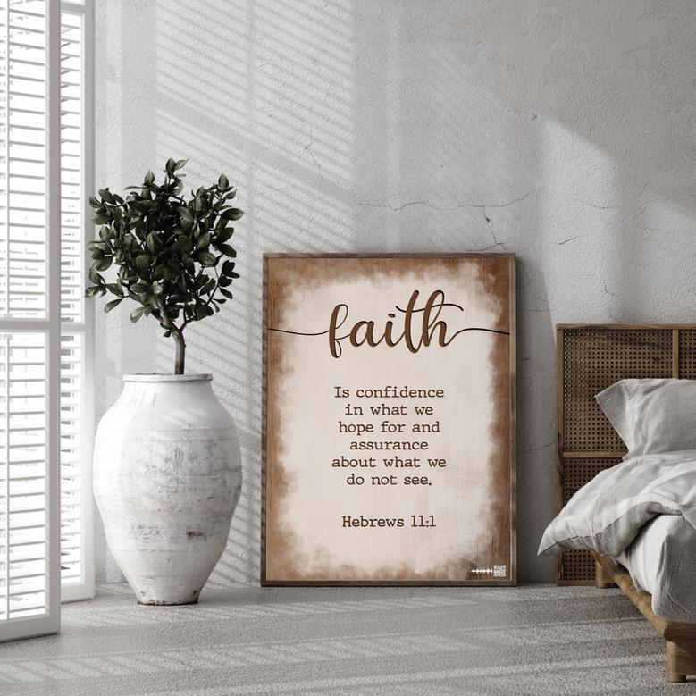 Faith Hope Love Art Set of Three Print - Faith