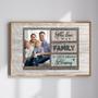 Family Love Canvas Wall Art - Life Is Greatest Blessing Quote Decor