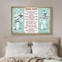 Dragonfly-Themed Family Rules Canvas - Inspirational Home Decor Art