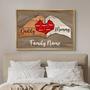 Personalized Wooden Puzzle Canvas Wall Art Gift Ideas For Mom And Dad