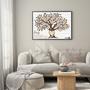 Family Like Branches on a Tree - Custom Name Canvas with Rustic Background