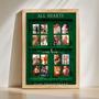 All Heart Come Home For Christmas Custom Photo Canvas Green Christmas Windown