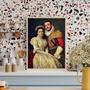 Aunt And Uncle Family Regal Portrait – Sophisticated Custom Family Keepsake