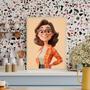 Aunt 3D Cartoon Portrait – Fun Personalized Wall Art