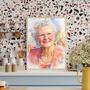 Aunt Watercolor Portrait – Adored Hand-Painted Wall Art