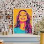 Daughter Pop Art Portrait – Vibrant And Fun Personalized Art