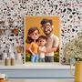 Family 3D Cartoon Portrait – Playful Custom Wall Display