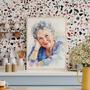 Grandma Watercolor Portrait – Cherished Hand-Painted Wall Art