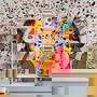 Sister Pop Art Portrait Trendy And Colorful Wall Decoration