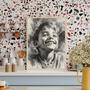 Son Charcoal Portrait – Unique Custom Wall Displa