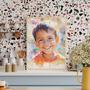 Son Watercolor Portrait – Beloved Hand-Painted Wall Art