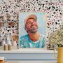 Uncle Oil Painting Portrait – Distinctive Handcrafted Wall Display