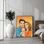 Family Pop Art Portrait – Dynamic And Fun Personalized Home Decor