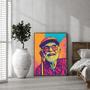 Grandpa Pop Art Portrait – Unique And Stylish Wall Display