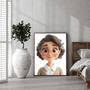 Mom 3D Cartoon Portrait – Lighthearted Personalized Wall Display