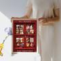 All Heart Come Home for Christmas Custom Photo Canvas Red Christmas Window