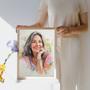 Mom Colorful Pencil Sketch Portrait – Artistic Handcrafted Keepsake