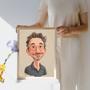 Uncle Caricature Portrait – Creative Personalized Family Gift