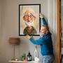 Grandpa Caricature Portrait – Unique Handcrafted Memory Art