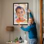 Son Watercolor Portrait – Beloved Hand-Painted Wall Art