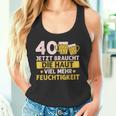 40 Braucht Die Haut Mehr Feuchtigkeit Birthday Tank Top