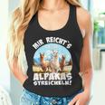 Alpaca And Lamas Mir Reichts Ich Geh Alpakas Streicheln Tank Top