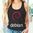 Amante Linux Debian Slogan Logo A Spirale Opensource Os Canotta