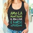 Amo La Montagna Il Mio Cane E Forse 3 PersoneRegalo Maglia A Manica Canotta