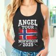 Angel Tour Norway 2025 Fishing Team Norway Flag Angler Tank Top