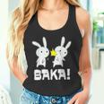 Baka Slogan Rabbit Ear-Fig For Japan Friends Tank Top