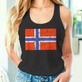 Bandiera Della Norvegiaintage Retrò Canotta