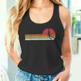 Basketball Sunset Sunsetintage Retro Distressed Tank Top