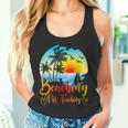 Beaching Not Teaching Lustiger Sommerlehrer Strandurlaub Tank Top