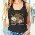 Best Sheltie Dad Ever Retrointage Sunset Tank Top