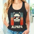 Bester Papa Alpapa Alpaka Frischgebackener Papaatertag Tank Top