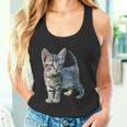 Cat Kitten Cute Fur Nose Kitty House Tiger Tank Top