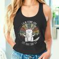 Cat Middle Finger Retro Slogan Tank Top