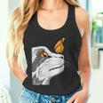 Cat With Monarch Butterfly On His Nose Butterfly Cat Lover Tank Top