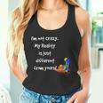 Cheshire Cat Quote Alice In Wonderland Costume I'm Not Crazy Tank Top