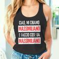 Ciao Sono Massimiliano Faccio Cose Ironica Personalizzato Canotta