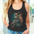 Cool Biker Cat Moto Racing Canotta