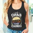 Cool Grandpa Driving Cabrio Cover Retro Carintage Pensioner Tank Top