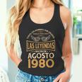 Cumpleaños Hombre Regalos Las Leyendas Agosto 1980 Camiseta sin mangas