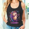 Cute Hedgehog Dancing Tank Top