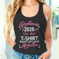 Damen Rente 2025 Ruhestand Pension Deko Dekoration Rentner 2025 Tank Top