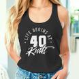 Das Leben Beginnt Bei 40 Knots Kitesurfing Kitesurfer Kitesurf Tank Top