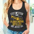 Der Flugelhorn Spieler Ist Jetzt Da Blasmusik Flugelhorn Tank Top