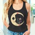 Dia De Los Muertos Cat & Moon Sugar Skull Tank Top