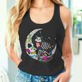 Dia De Los Muertos Cat Moon Tank Top